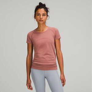 LULULEMON Swiftly Tech Short Sleeve Shirt 2.0 Spiced Chai Size 4